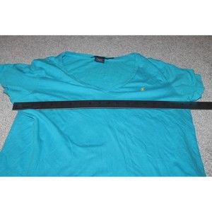 Turquois Aqua Blue Ralph Lauren Sports Shirt Size XL / TG Tee T-Shirt